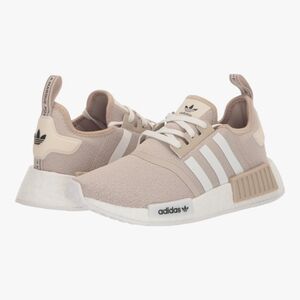 Adidas NMD R1 Wonder Beige White Women 6.5 Mens 4.5 Sneakers Shoes